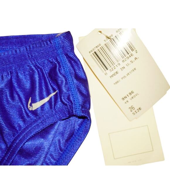 Vintage Nike Swim Brief Men’s Size 26 USA Blue Racing Swimwear NOS Deadstock - Picture 4 of 9